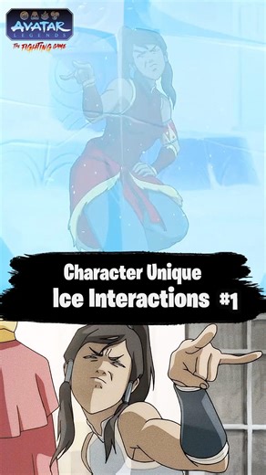 All Unique Character Ice Poses In Avatar Legends The Fighting Game! Part 1 #avatar #avatarlegends