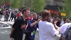 75K views · 273 reactions | Police officers quickly defused a potential fight between protesters at Public Square this afternoon. | cleveland.com | Facebook