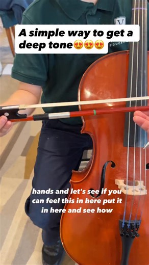 Shu-Yi Scott • Cello Teacher Coach on Instagram: "It’s hard to explain “deep tone” in words — young students understand it so much better when they see it in action. One simple way to build that deep, resonant sound is to show them the natural springiness of the bow hair and how it connects with the string’s tension. When they feel that bounce and weight working together… the tone blooms. 🎶✨ #ScottCelloStudio #LearningInMotionCello #CelloPedagogy #SuzukiCello #DeepTone #CelloTeaching #AustinCel