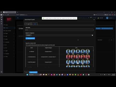 HotUtils - How to Import & Export Squads