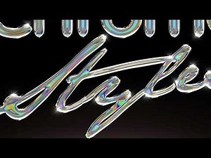 Turn Your Text or Logo Into a Iridescent Chrome Style - Photoshop Text Effect