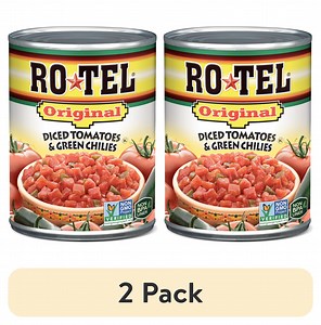 (2 pack) ROTEL Original Diced Tomatoes and Green Chilies, 10 oz