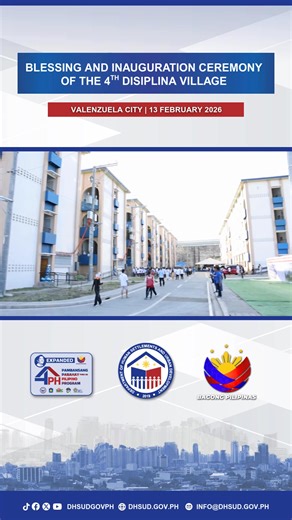 PANUORIN. Handog ng DHSUD at NHA sa ilalim ng Expanded 4PH ni PBBM --mga bago, disente at ligtas na tahanan para sa mga Valenzuelanos! | Department of Human Settlements and Urban Development