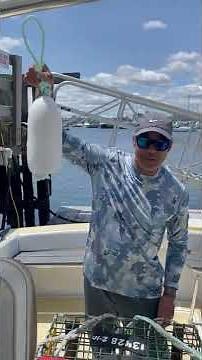 Setting up new lobster pots