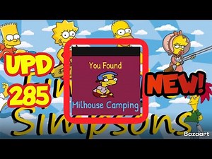 ‼️NEW UPDATE 285‼️ How to find MILHOUSE CAMPING Morph in Find the Simpsons Game #gamezoneplus