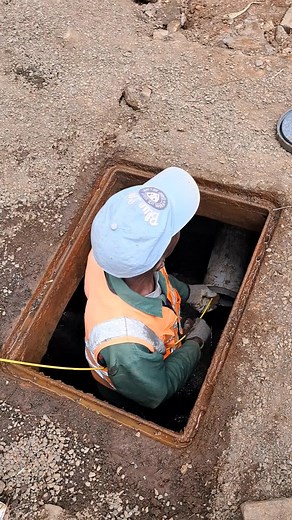 #sewer pipe Camera Check up if pipe blocks or damaged, High #tec