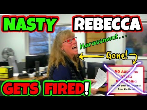 💥NASTY Rebecca gets FIRED! NO Filming Law Dead! NASTY Mayor Loses Election