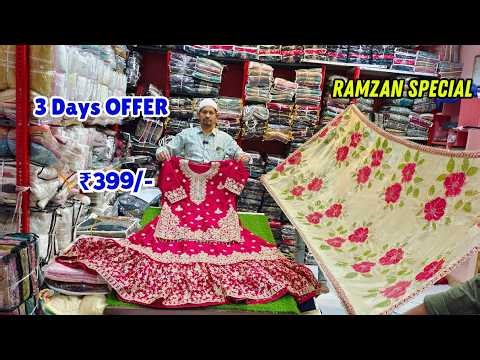 Ramzan Special Wholesale Dress Material Fendi Silk, Russian Plazo, Crunchy Crush, Pakistani Suits |