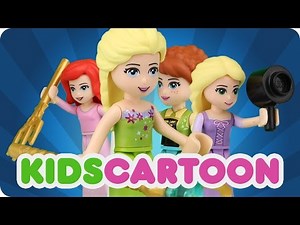 ♥ LEGO Disney Princess SUPER ADVENTURES with Ariel Frozen Elsa Merida Rapunzel Jasmine