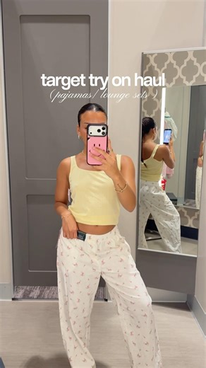 target try on haul (pjs/lounge)💛 #tryonhaul #targetfinds #targetmusthaves #targethaul #target #shop