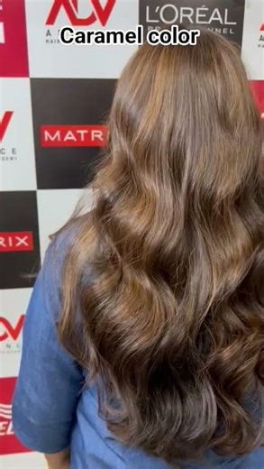 caramel color Matrix #hairstyle #lifeisbutadream #haircut #salon