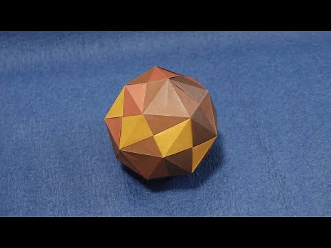 ユニット折り紙「変形立方体」