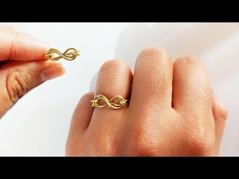 DIY Infinity Ring: Wire ring making tutorial