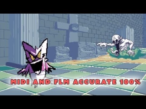 FNF Gengar Vs Buried Alive But it's Googar Midi and FLM Recreation Accurate 100%