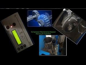 Maintenance Elapsed Warning in Air Screw Compressor/ Inspection
