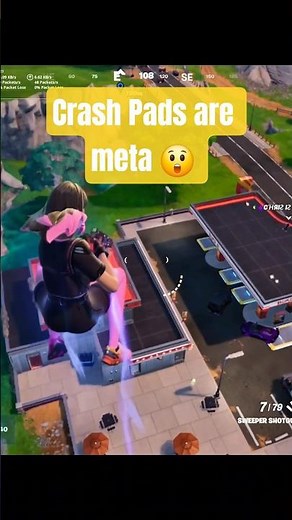 Secret Crash Pad Tech. 😲 #fortnite #fortnitemovement #fortniteclips