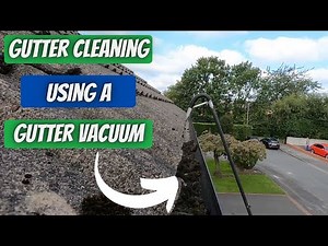A Morning Gutter Cleaning Using A Gutter Vacuum