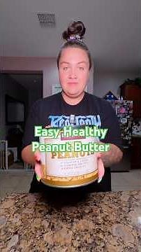 Easy healthy peanut butter - Blend roasted peanuts until you get your desired consistency