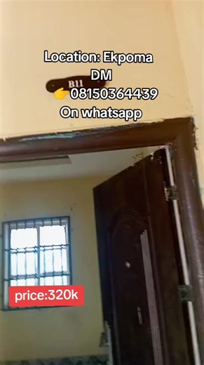 Standard POP Selfcon close to college Continuous 320k. Caretaker fee included DM for inspection #ekpomatiktokers #ambrosealliuniversity #ekpoma #aau #benin