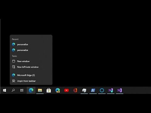 Windows 10 21H2 could have a Floating Taskbar Menu