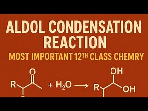 Aldol condensation reaction most important 12th class chemistry.