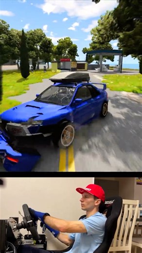 Subaru impreza drift beamng drive #Nascar #beamngdrive #drifting #تفحيط #هجوله