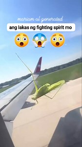 7.1K views · 43 reactions | ang lakas ng kapit nito    #locust #grasshopper #plane #airplane #fly #fyp #trend #me #followme #funny #funnyvideos #trendingnow #funnyreels #fyp #comedy Funny Videos | Esplana Ganoy Mariam | Facebook