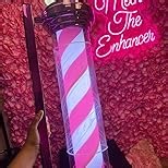 45'' Golden Barber Pole Light