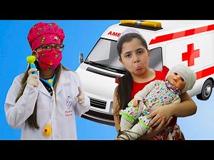 MINHA MÃE FINGE SER MÉDICA SALVA BEBÊ REBORN DA HELOÍSA