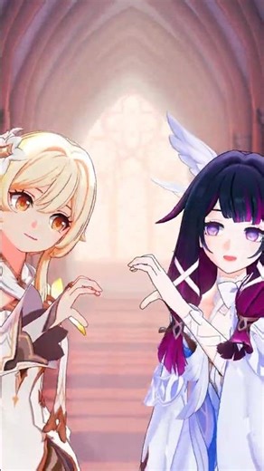 Columbina - Lumine / discopled【Genshin Impact MMD】