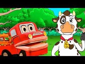 AEIOU LAS VOCALES CON BARNEY EL CAMIÓN Y LA VACA LOLA CANCIONES EDUCATIVAS.LUNACRECIENTE