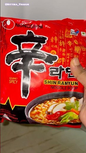 🍜KOREAN SHIN RAMEN REVIEW | Hot and Spicy Korean Noodles Soup #shinramen #koreanfood #ramennoodles