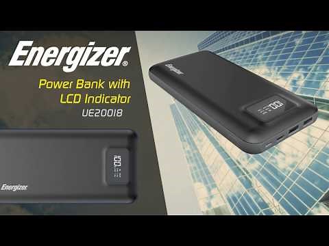 Energizer® High Capacity Power Bank with LCD Indicator (UE20018)