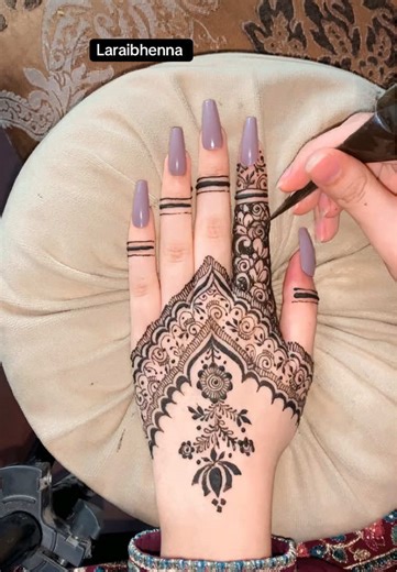 Heavy Mehndi Design Tutorial - Part 3