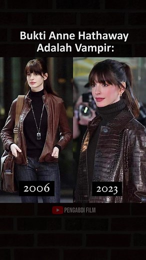 Muka Vampir Anne Hathaway: Penampilan Lama dan Baru