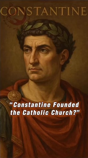 Heart of Christ on Instagram: "Jesus Christ, not Constantine, founded the Catholic Church. The term “Catholic” existed as early as 107 A.D. Constantine only legalized Christianity and supported Church councils, but the Church already existed before his reign. #churchhistory #catholicchurch #apostolic #christianity #catholicfaith #apostolicfaith"