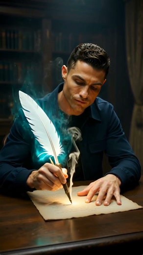 قلم سحري جعل كل ما يلمسه كريستيانو رونالدو يتحول إلى فضة… لكن النهاية كانت صادمة!