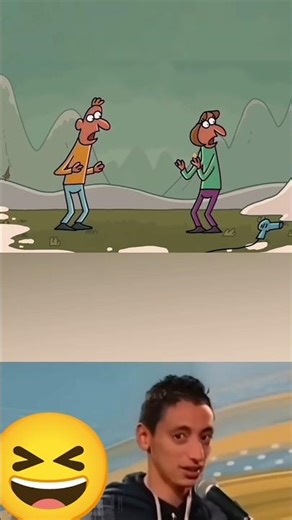 A perfect proposal in the icy wilderness_ ❄️💍😂 #funny #romanticfail #animation #cartoon #viralvideo