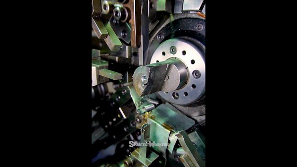 Watch This Bike Brake Spring Machine in Action – So Satisfying!