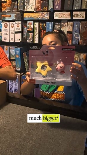 Part 2 of Kirby Air Riders day! We unbagged the game and now we are cracking open these massive amiibo boxes. I finally get why they are so huge. These things are EPIC AF. The size, the sculpt, the detail… for the price you pay, they feel like honest-to-goodness pieces of artwork instead of simple game figures. The way these work is definitely giving Smash. You scan the figure, pull the Figure Player into the game and start training your own character. Each amiibo can use five different machines