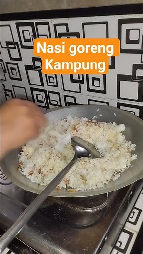 simple recipe nasi goreng kampung #cooking #masakancepat #menurumahan #nasigoreng #nasgor #masak