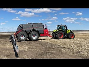 Boom control test and demo. Horsch Leeb 12 TD pull type sprayer.