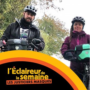 98K views · 574 reactions | "On pense qu'un masque est simplement composé de tissu, mais pas du tout : on y trouve des agents très chimiques, du pétrole..." Florian et Sabrina parcourent les routes de France à vélo pour récupérer un maximum de masques jetés dans la nature : ce sont nos éclaireurs de la semaine !  | Les Éclaireurs – CANAL+ | Facebook