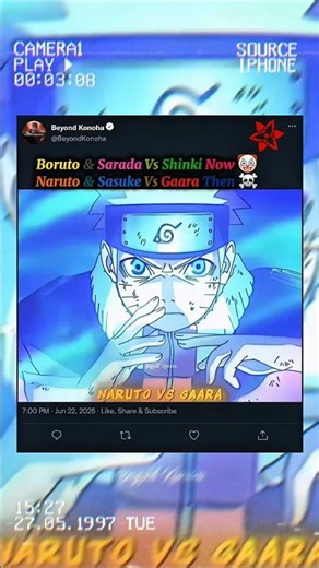 Boruto & Sarada Vs Shinki Now 🤡 Naruto & Sasuke Vs Gaara Then ☠️