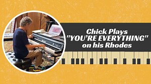 In this clip from a Facebook live stream, Chick plays through his classic tune, "You’re Everything", originally recorded on RTF's second album, Light as a Feather. Chick plays it on his customized Fender Rhodes Stage 73 Model. #pianopractice #playingpiano | Chick Corea