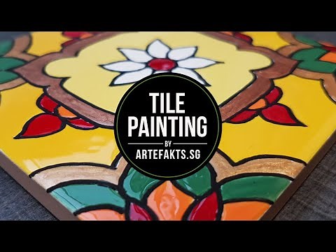 Ceramic Tile Painting by Artefakts
