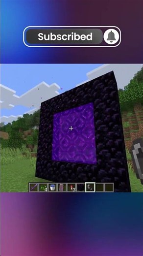 🔥 This is the TRUE Way to Create a Nether Portal in Minecraft!
