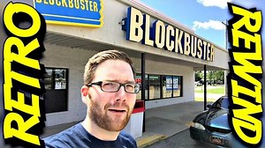 A nostalgic fan visits a still-functioning Blockbuster Video in Indiana