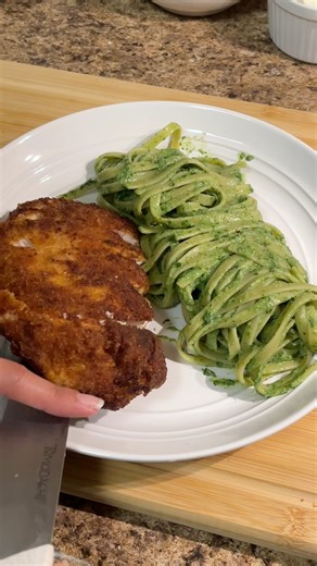 Spoiling my husband with this easy and delicious pesto pasta. Would you try it too? ✨👩🏽‍🍳 Ingredients for pesto: 3 cups of fresh basil 3 cups of fresh spinach 160g fresh cheese 1 red onion 2 cloves of garlic 1 tsp salt or to taste 1/2 cup of evaporated milk First, sauté onion, garlic, basil, and spinach until soft. Then blend it with milk, cheese, and salt. Pour the sauce back into the pan, stir, add the pasta, mix it all together and that’s it #fbreelsfypシ゚ #cookingwithlove #cookingathome #p