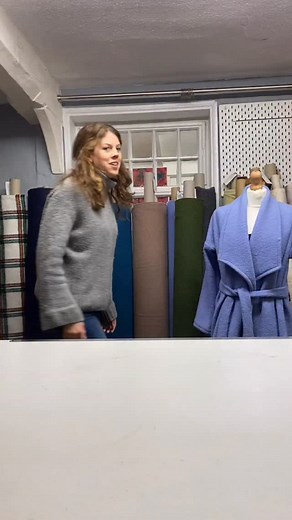 Boiled Wool! There are so many things to love about this 100% wool fabric. ✂️ Easy to sew ✂️ Does not fray ✂️ Warm and durable - perfect for coats ✂️ Also makes stunning thick curtains #sewing #sew #dressmaking #textileexpress #fabricshop #sewingwool #cambriaduster #wintercoatinspiration #isewmyownclothes | Textile Express